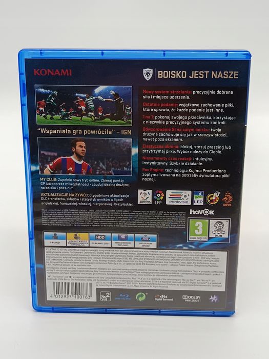 pro evolution soccer 2015 - pes 2015 playstation 4 (ps4) pudełkowa