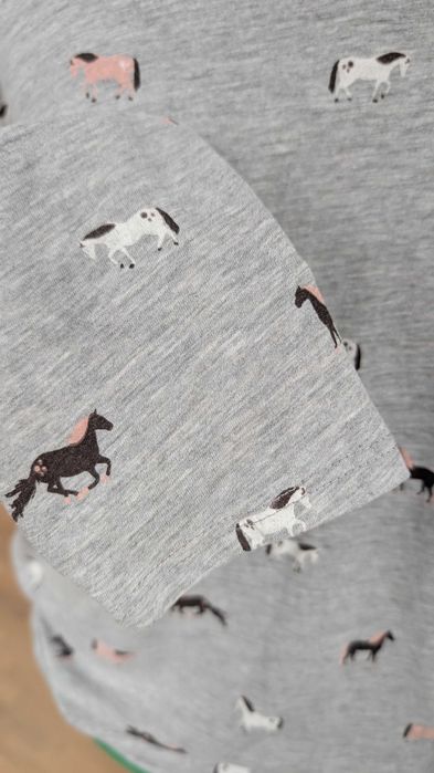 Naketano (Brave New World) M  bluzka longsleeve w konie