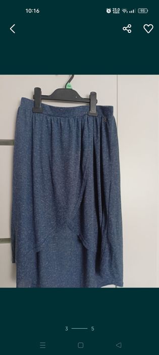 Granatowa spódnica cropp