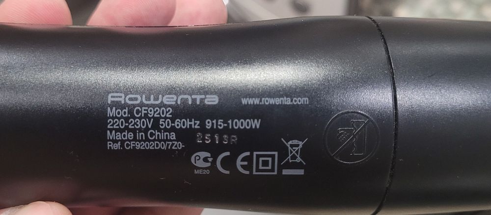 Фен-щетка Rowenta brush activ CF 9202