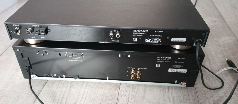 Magnetofon Blaupunkt Artech RC1990 kasety; tuner Artech PT3690; zestaw