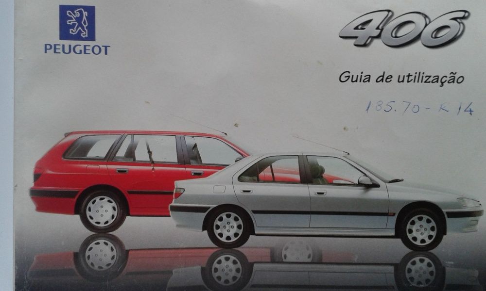 Guia de utilização do Peugeot 406 original