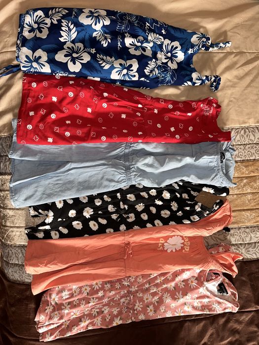 Conjunto vestidos + macacoes menina