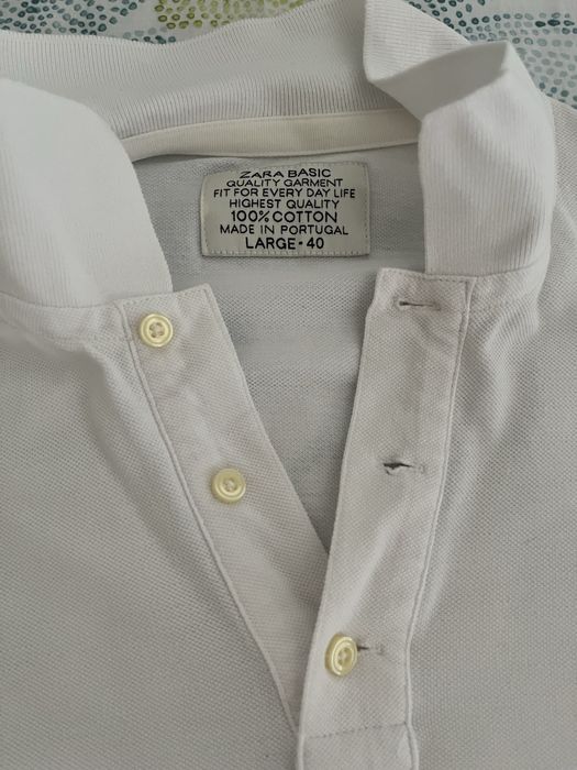 Polo Branco Zara