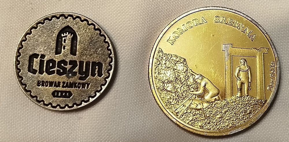 Dwa medale pamiątkowe