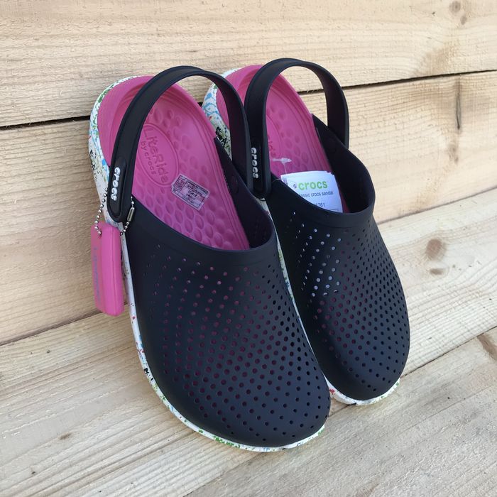 Жіночі Крокси Crocs LiteRide Клякси Багато Кольрів