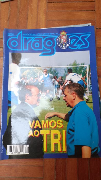 Revistas antigas Dragões 1993