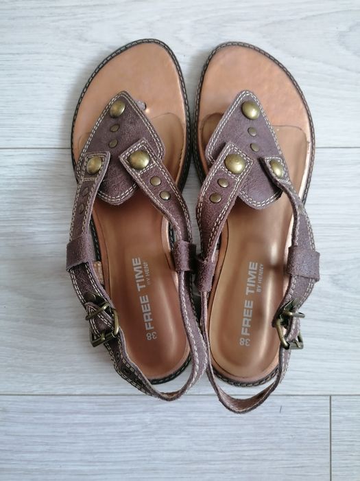 Sandały japonki boho