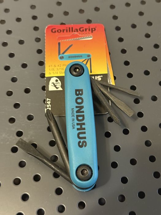 Ключі Шестигранники BONDHUS Метричні Мультитул Gorilla Grip Garant