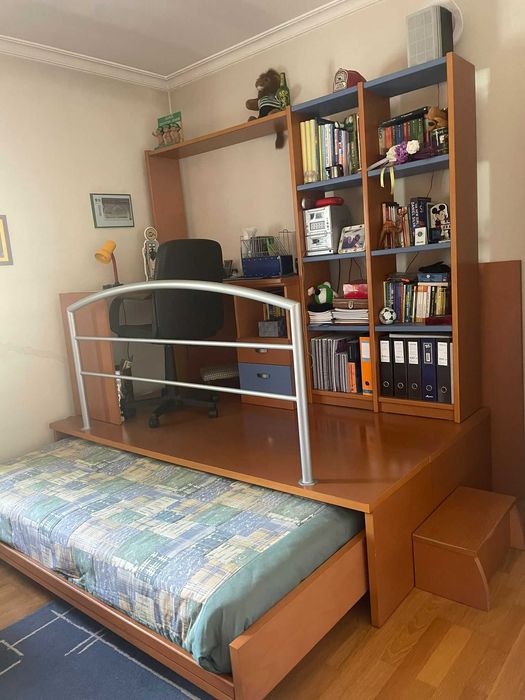 Mobília Quarto juvenil com espaço de estudo