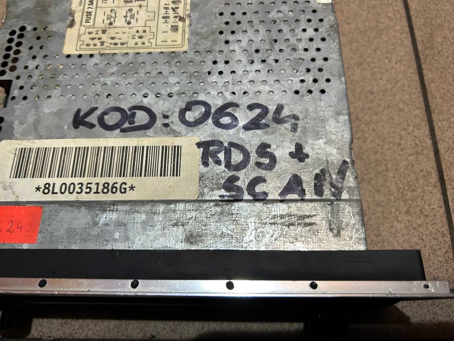 Radio concert cd audi a4 b6 plus kod
