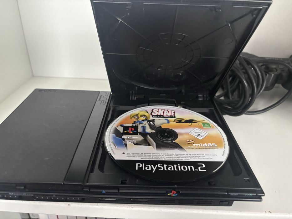 Zestaw PS2 Slim SCPH-77004 Pad 3 gry