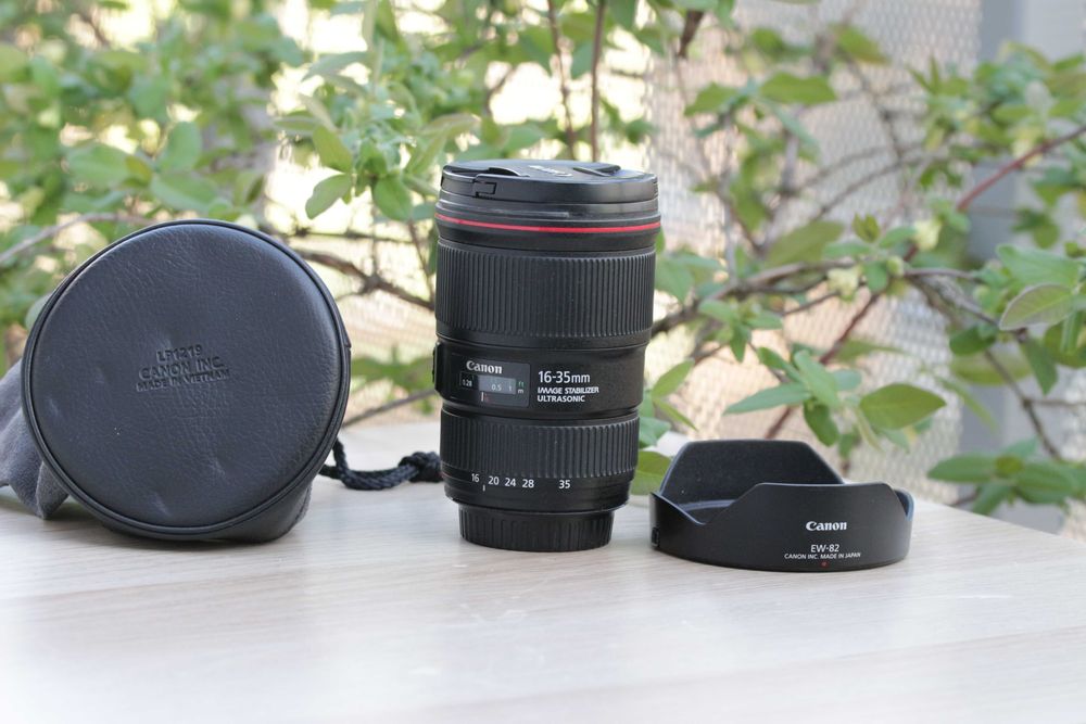 Canon EOS 30D + Grip BG-E2 + EF 16-35 F4L IS + EF 70-200 F4L IS + Lowepro Nova 3 + wężyk spustowy RS-80N3