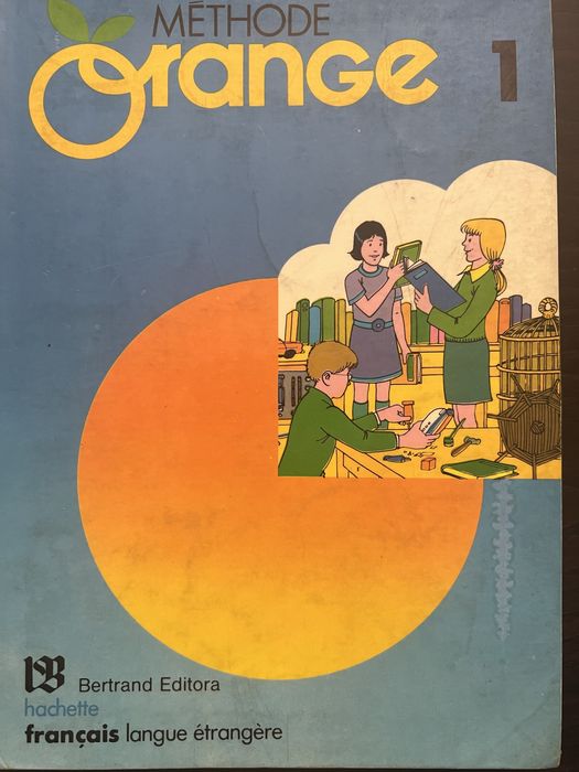 Conjunto livros escolares de francês antigos