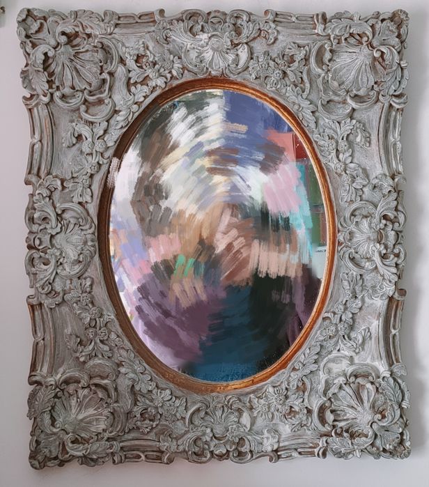 Espelho com Moldura Trabalhada