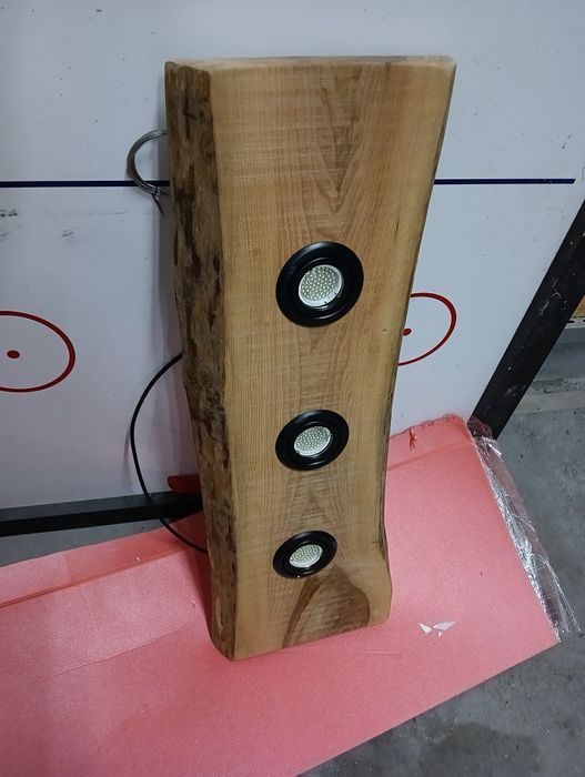 Lampa drewniana loftowa loft