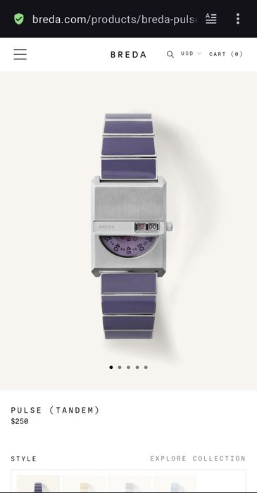 Годинник Breda Pulse tandem