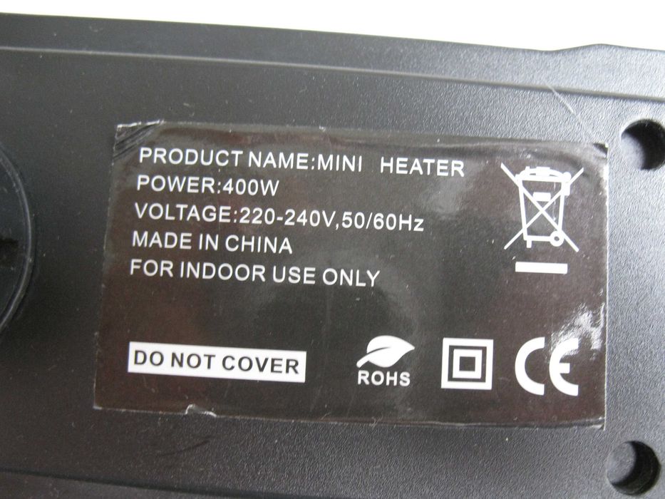 Дуйчик керамический электрообогреватель mini Heater 400w