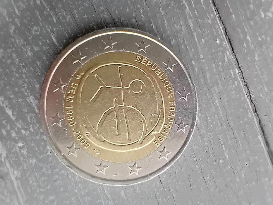 8 moedas de 2€ França