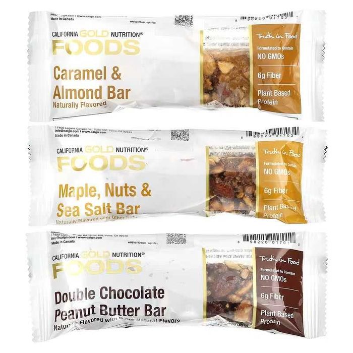 California Gold Nutrition Foods батончики снеки