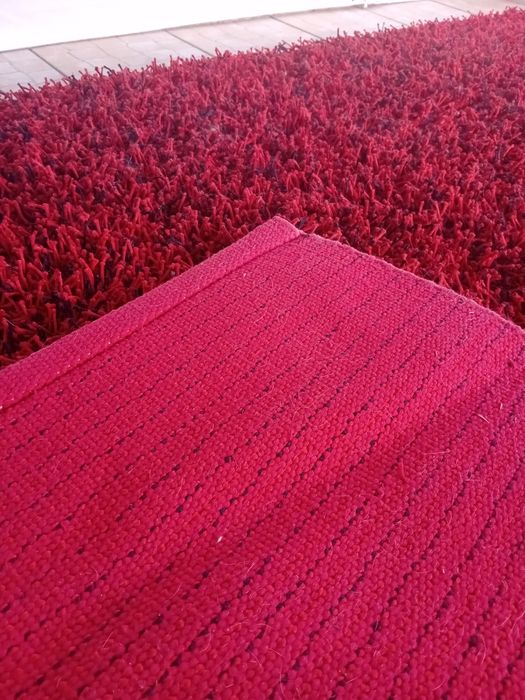 Carpete Sala / Hall - Vermelha e Preta