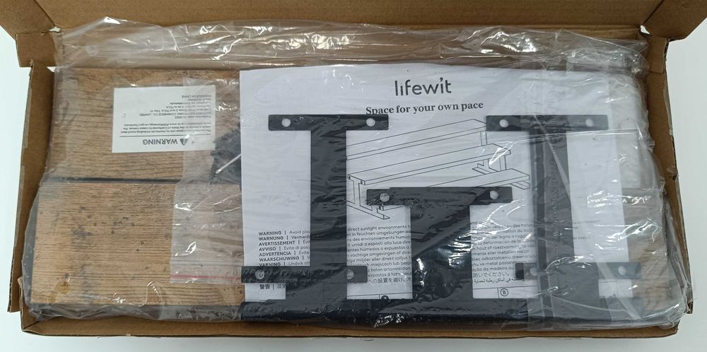 3 poziomowy drewniany Stojak Organizer Półki LOFT
