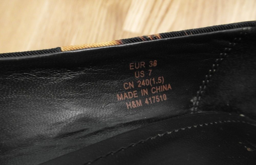 H&M czółenka szpilki panterka r.38