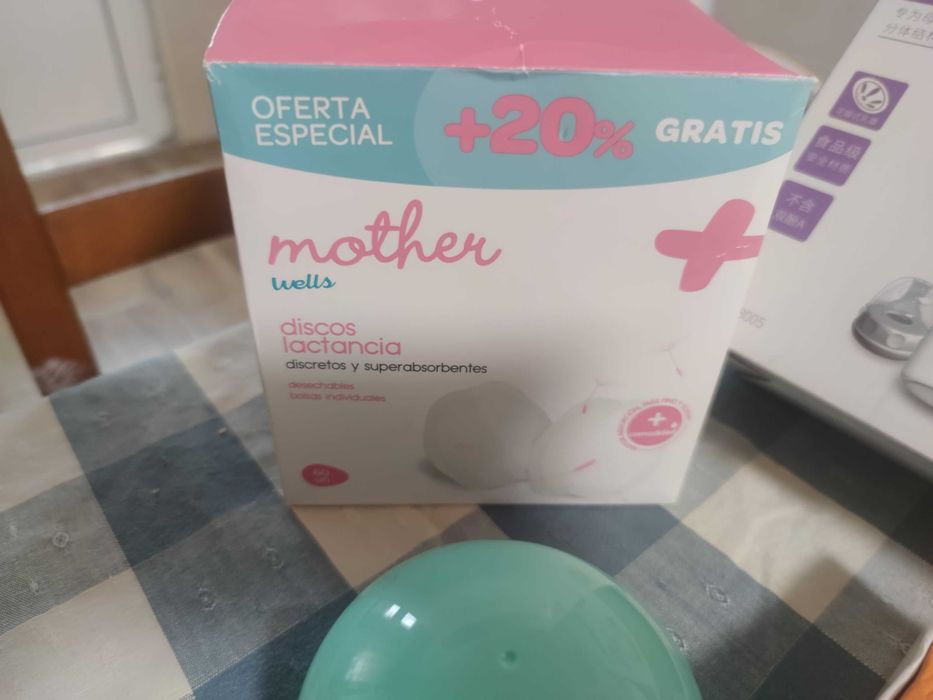 Kit bomba tira leite materno e acessórios