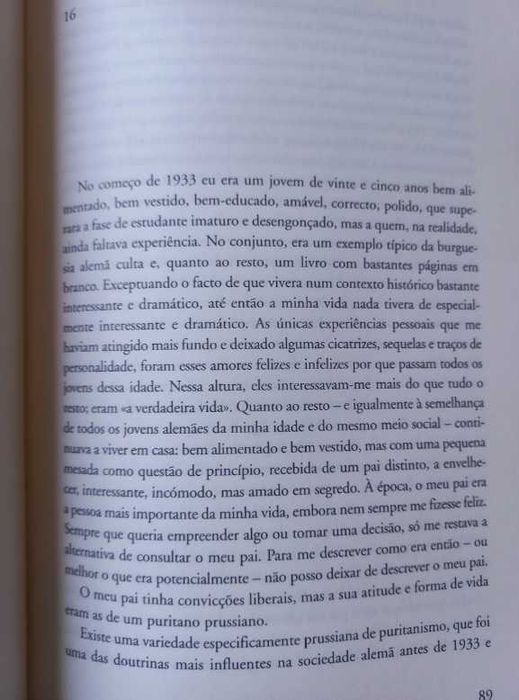 História de um Alemão; Memórias (1914 - 1933) - Sebastian Haffner