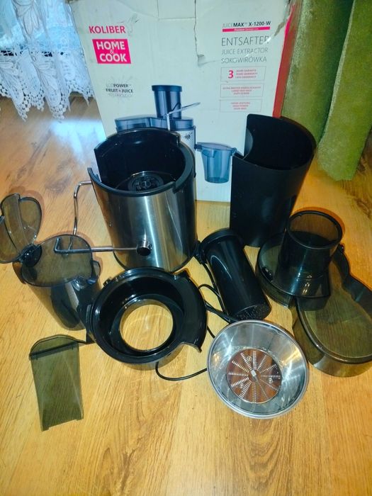 Sokowirówka Koliber Home & Cook X 1200 W. Dwa biegi. Duża moc.