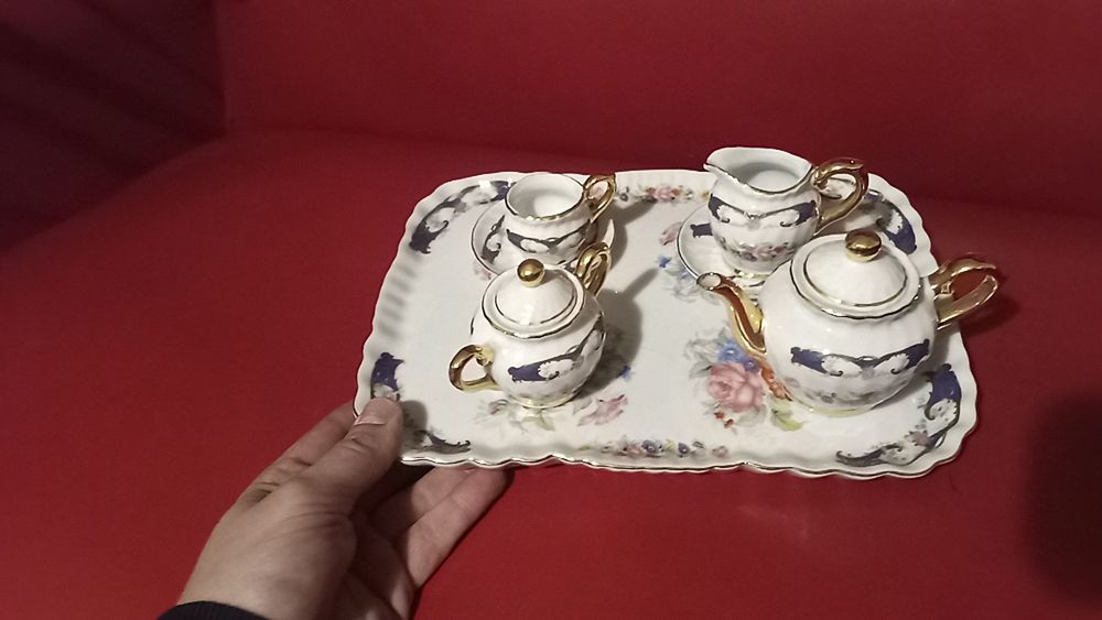 Porcelana conjunto de chá decorativo muito bonito da Sporvil
