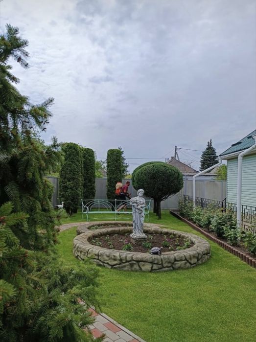 Стрижка газонов,деревьев,кустов.Обработки от вредителей.