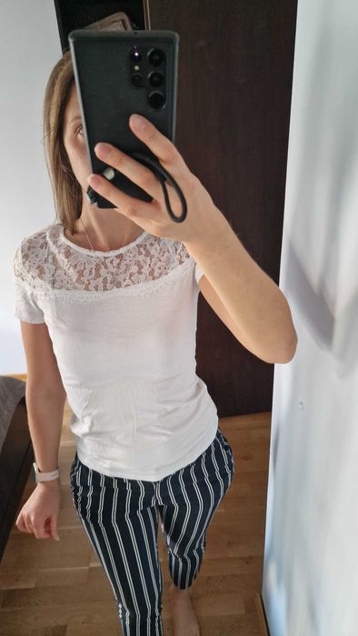 Bluzka H&M biała