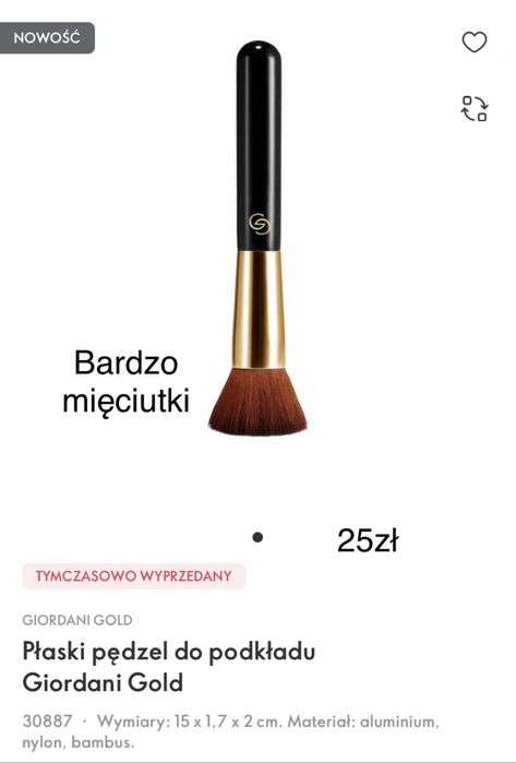 Pędzel do podkladu Giordani Gold