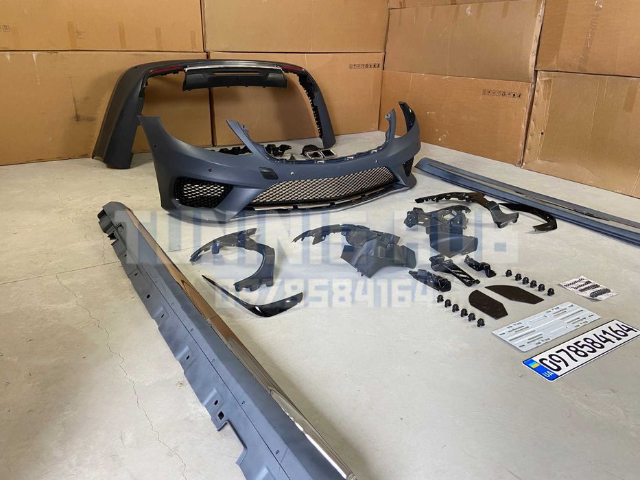 обвес Mercedes S-Class W222 2013-2017 S63 AMG бампер мерседес 63 амг