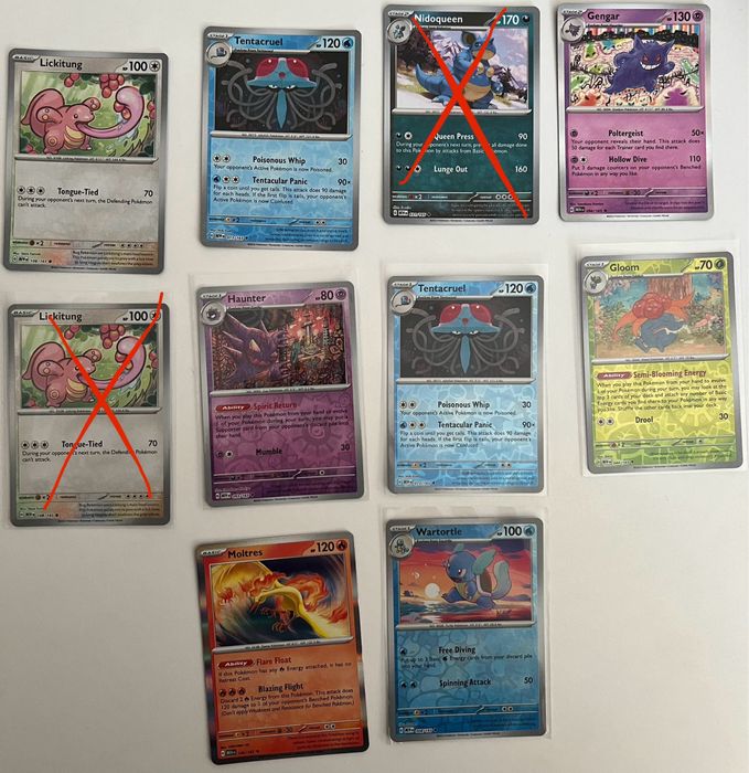 Karty pokemon dodatek 151 scarlet and violet 25 szt holo i reverse