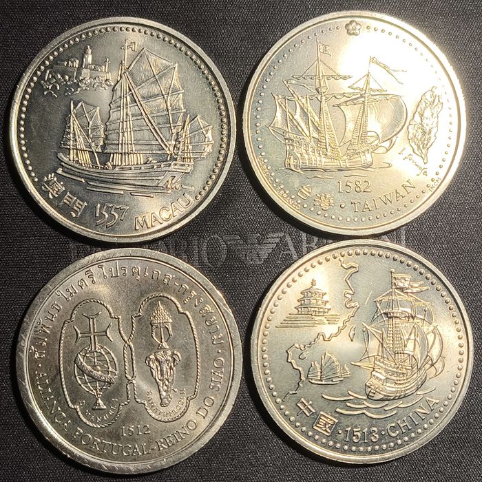 Conjunto de moedas de 200Esc. - 7° Serie Descobrimentos