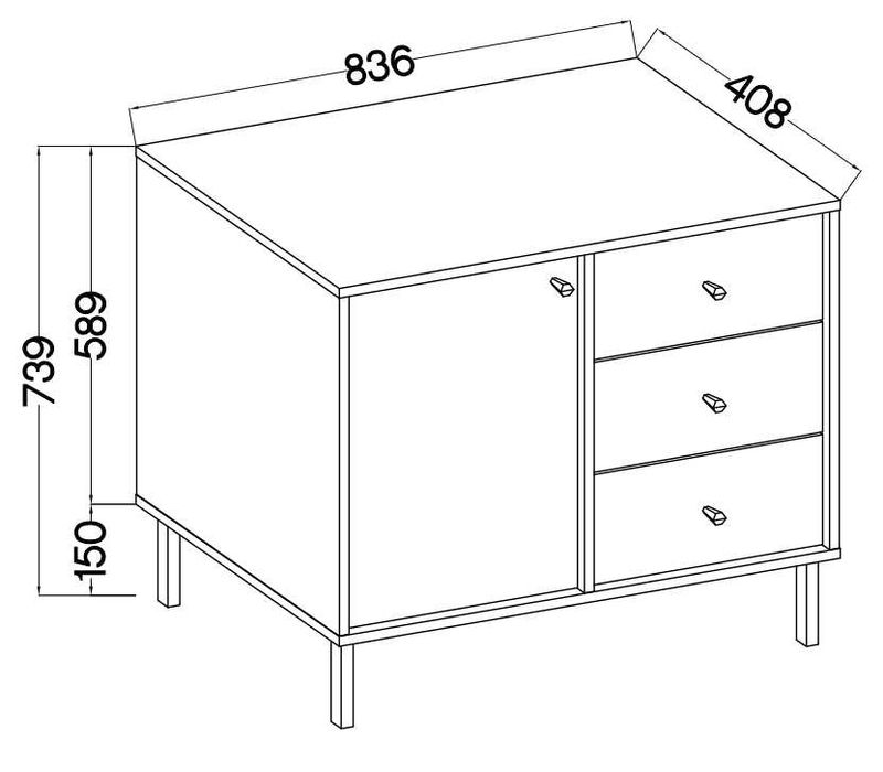 Meblościanka JAKATA 2 Eucaliptus / Złote nogi HIT !!!