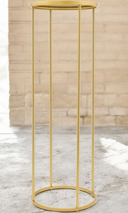 9 Suportes Vasos Floreiras Festas Casamentos Dourado