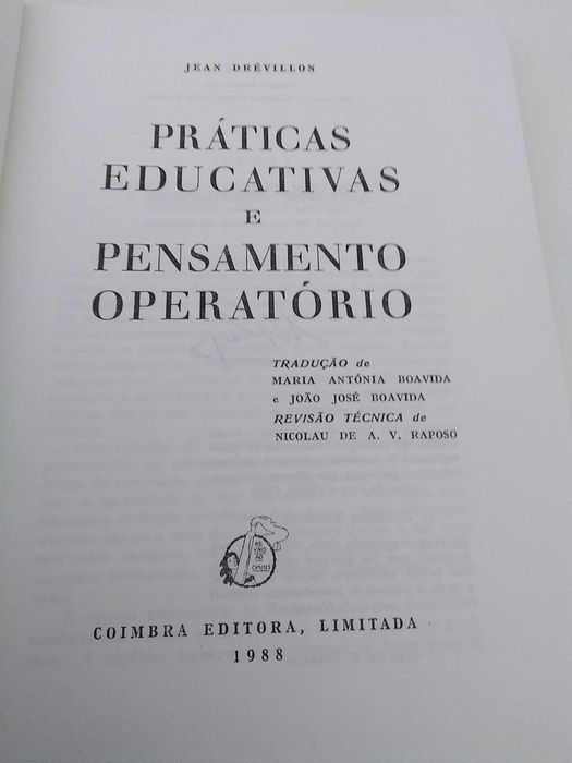 Educational Practices and Jean Drevillon's Operational Thinking64551348924289121