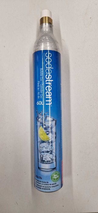 Butla nabój CO2 SodaStream 60L | Niebieska (wkręcana-pusta)