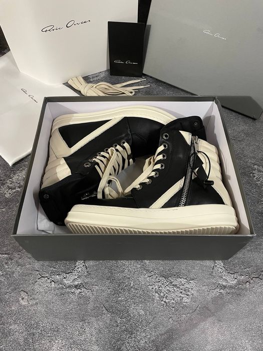(41) Rick Owens Geobasket Chrome Hearts Black Рики геобаскет