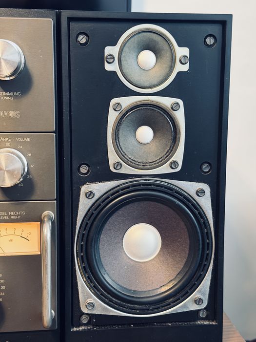 ‼️ Telefunken HiFi Studio 1M — немецкий Hi-Fi бумбокс, съёмные 3-полосные колонки, стрелочные индикаторы ℹ️ из Германии, обслужен