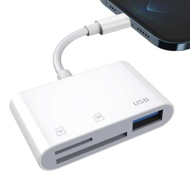 Wielofunkcyjny czytnik kart 3 w 1 USB C TF SD