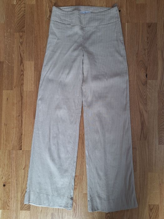 Spodnie damskie H&M lniane S XS