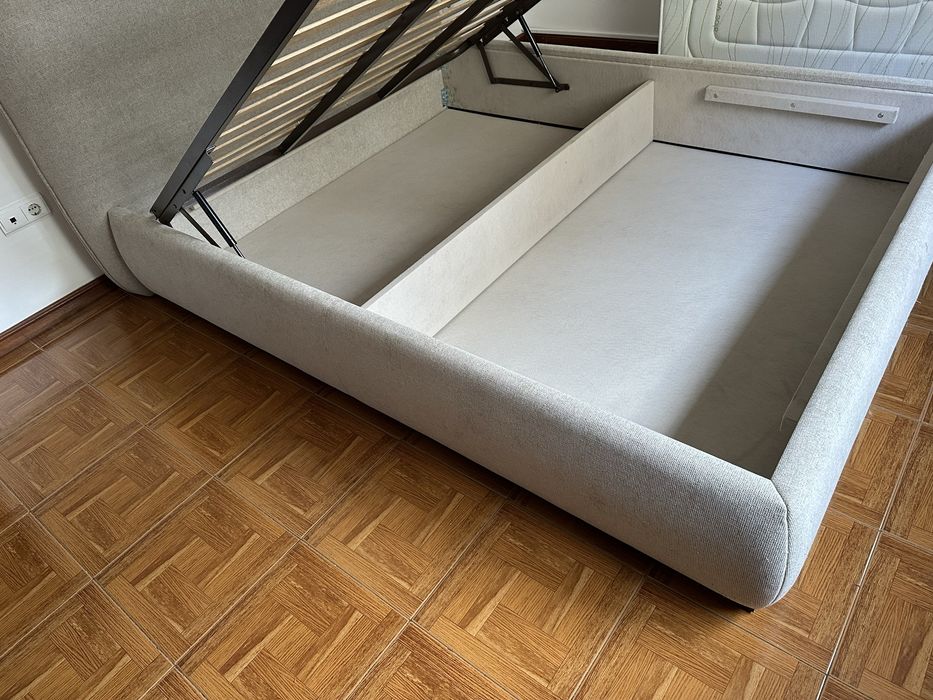 Cama de Casal - Colchao 160x200 com Estrado Elevatorio