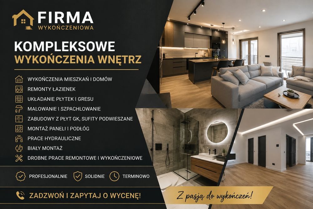 Remonty mieszkań pod klucz