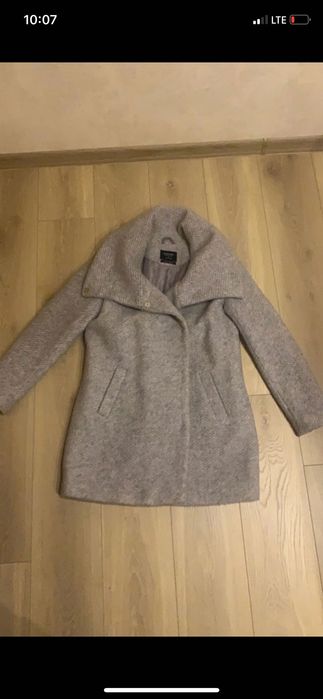 Płaszcz z dodatkiem wełny