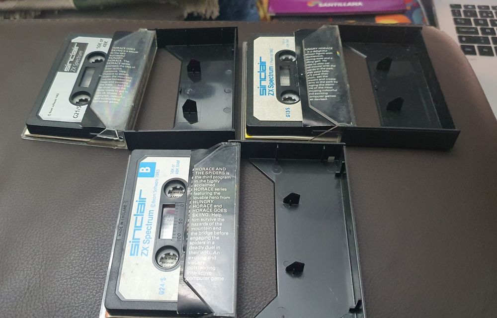 3 x Horace ZX Spectrum- Goes Skiing + The Spiders + Hungry