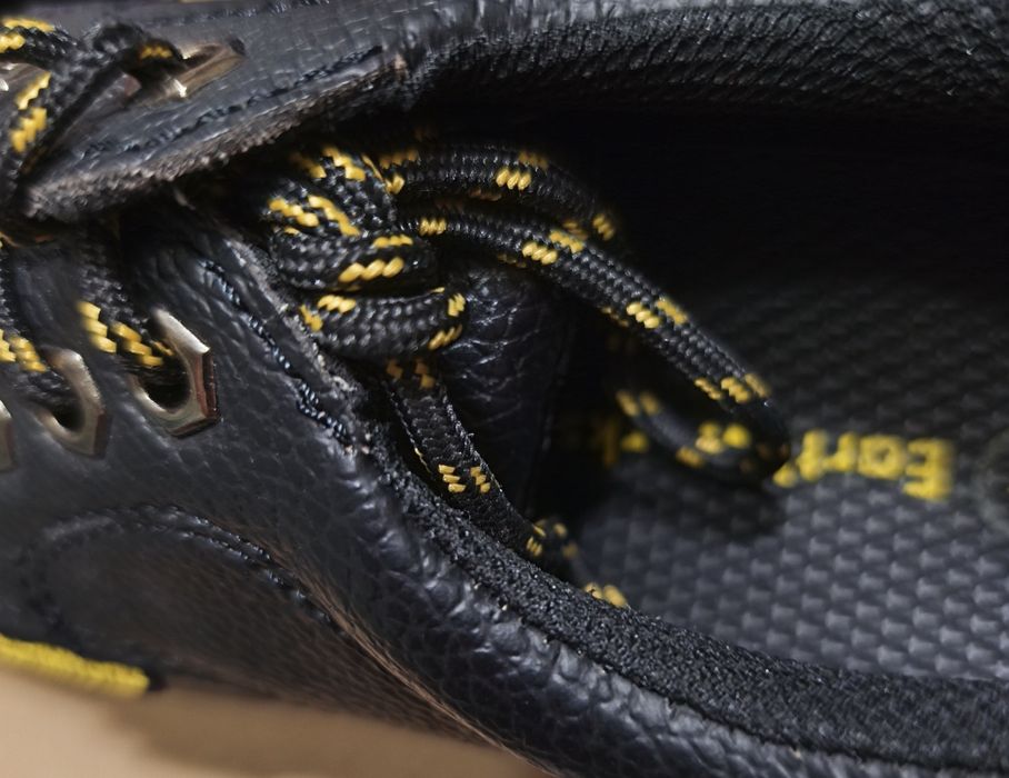 Buty Damskie Robocze Ochronne  Czarne Earth Works 37 Skóra Nowe